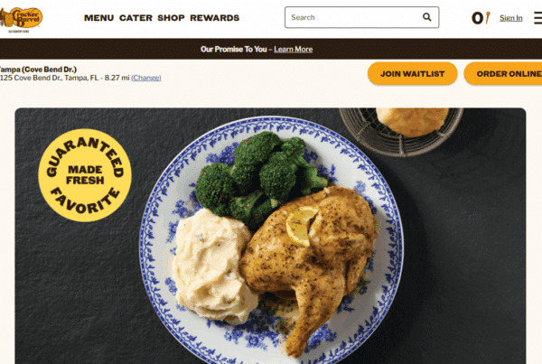 New Cracker Barrel Website Design