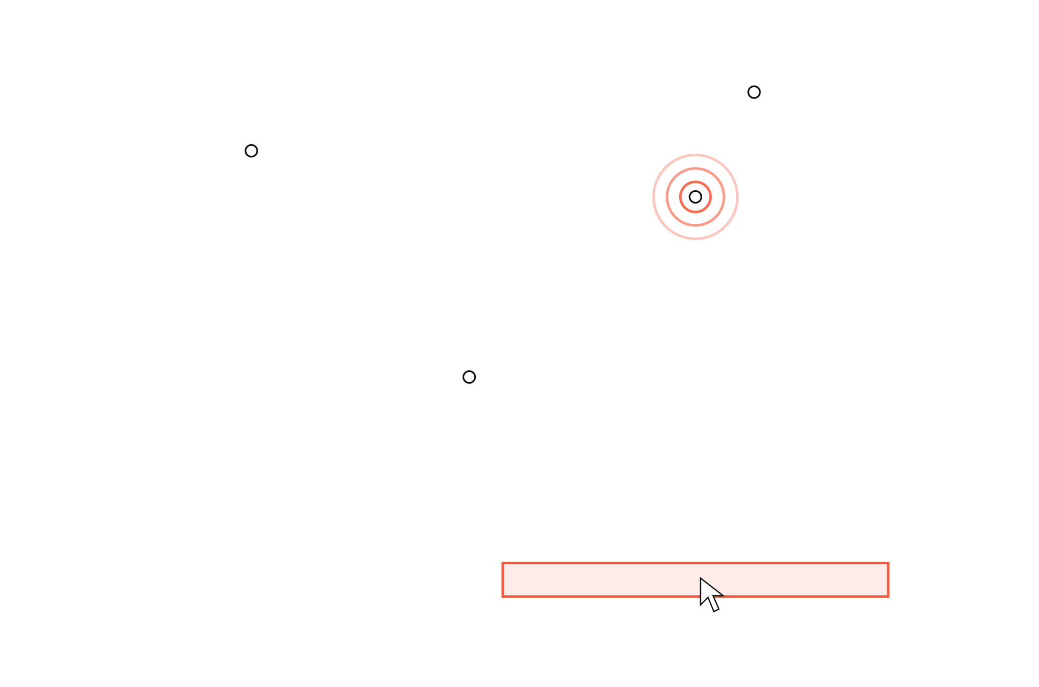 One visitor’s cursor path with rage clicks and form abandonment
