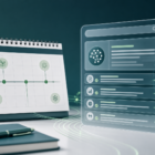 Evergreen content maintenance calendar alongside AI search citation signals on a marketing dashboard