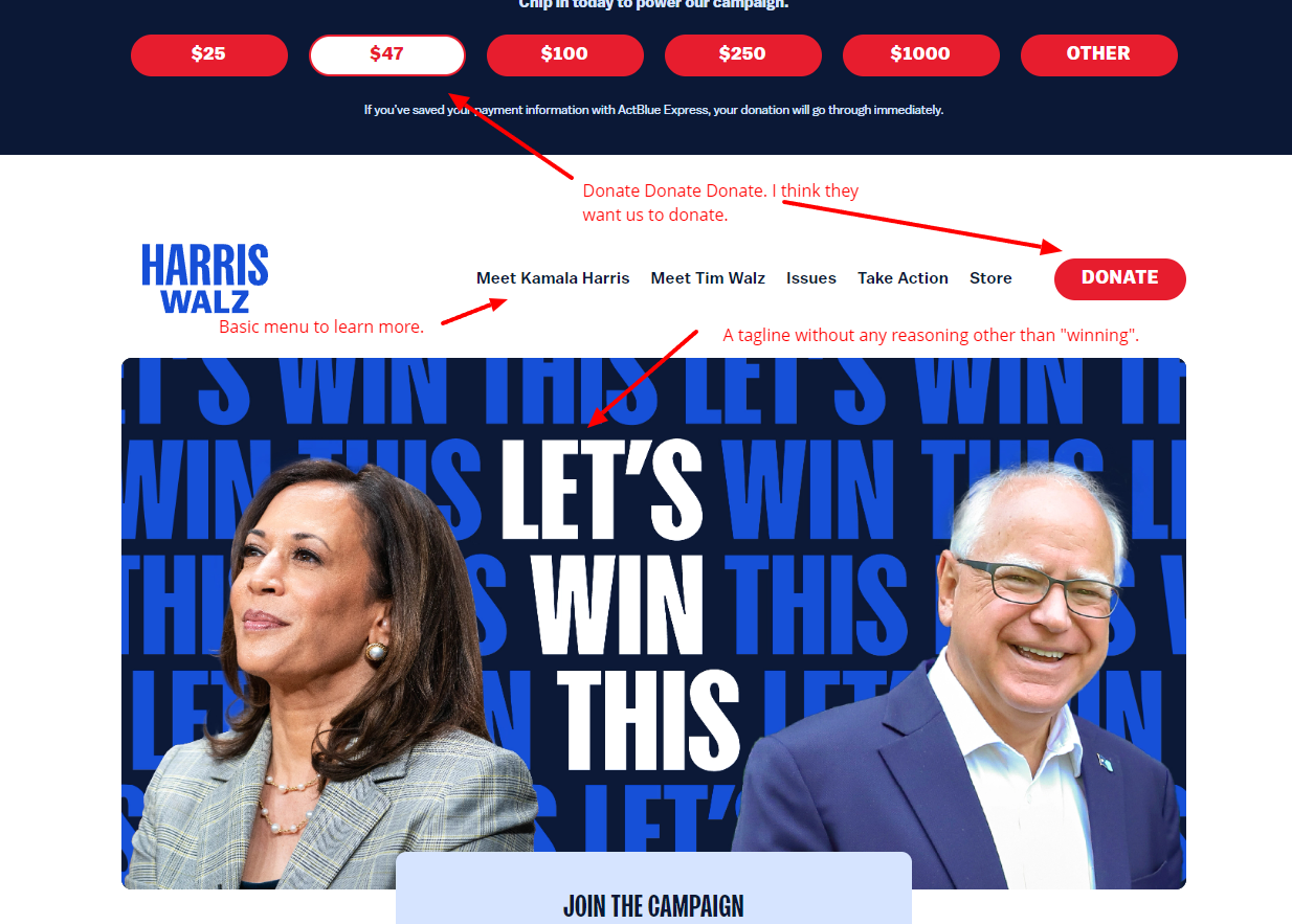 Kamala Homepage
