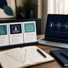 Marketing strategist planning lead generation offers and conversion paths