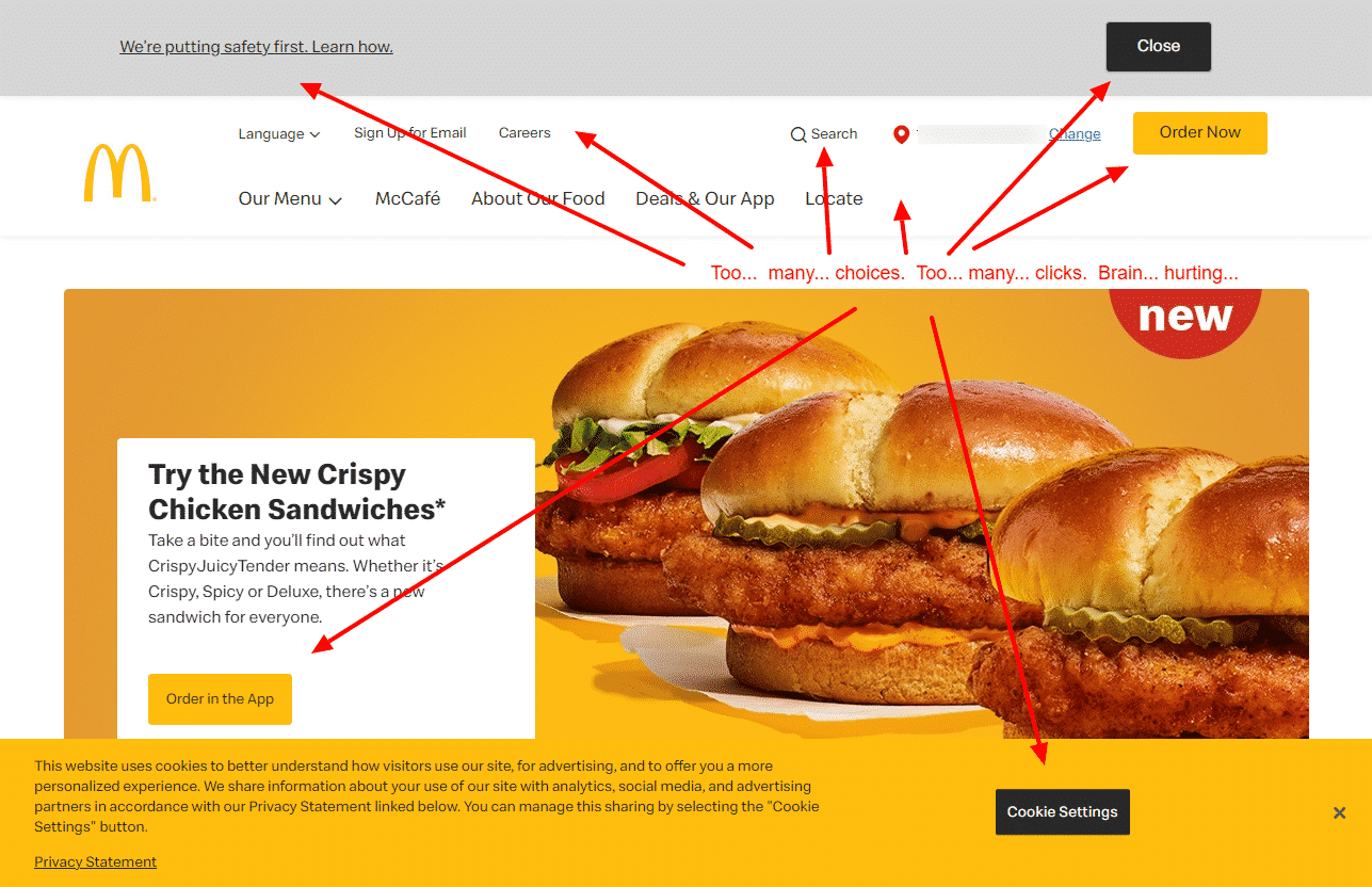 McDonalds Conversion Optimization