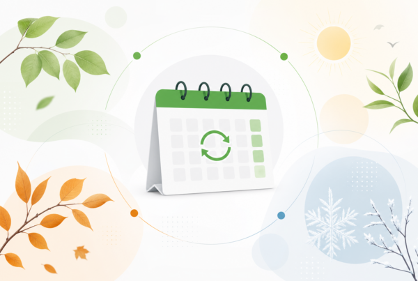Seasonal content refresh calendar for evergreen marketing hub pages