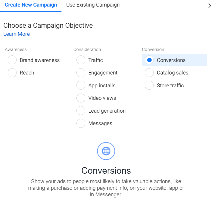 Facebook Conversions